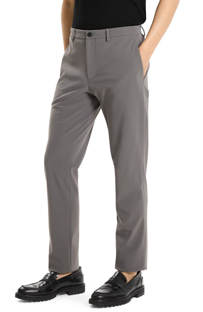 Theory Zaine Precision Ponte Knit Pants, Alternate, color, Carbon - Bax