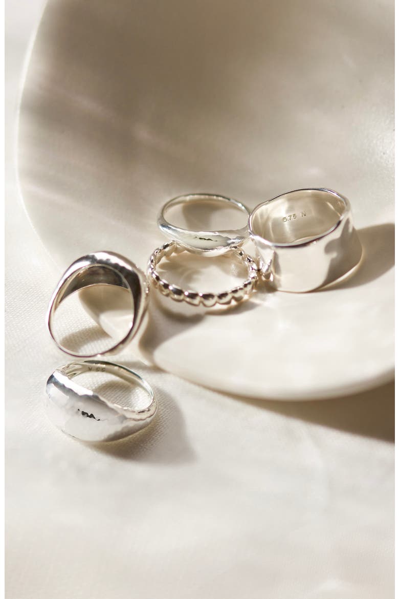Gaia Dome Ring, Alternate, color, SILVER