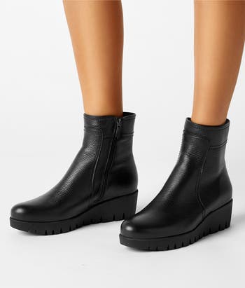 Token Waterproof Wedge Bootie