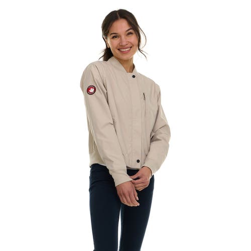 Canada Weather Gear Bomber Flight Jacket Lightweight Zip-up Windbreaker In Neutral