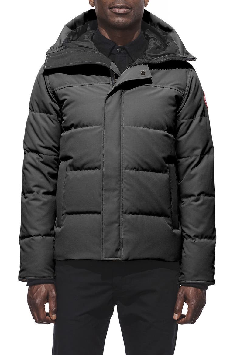 'MacMillan' Slim Fit Hooded Parka, Main, color, GRAPHITE