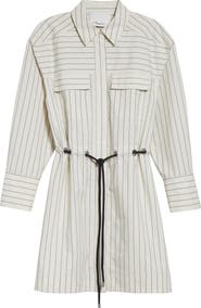 3.1 Phillip Lim Striped Tie Waist Shirt Dress