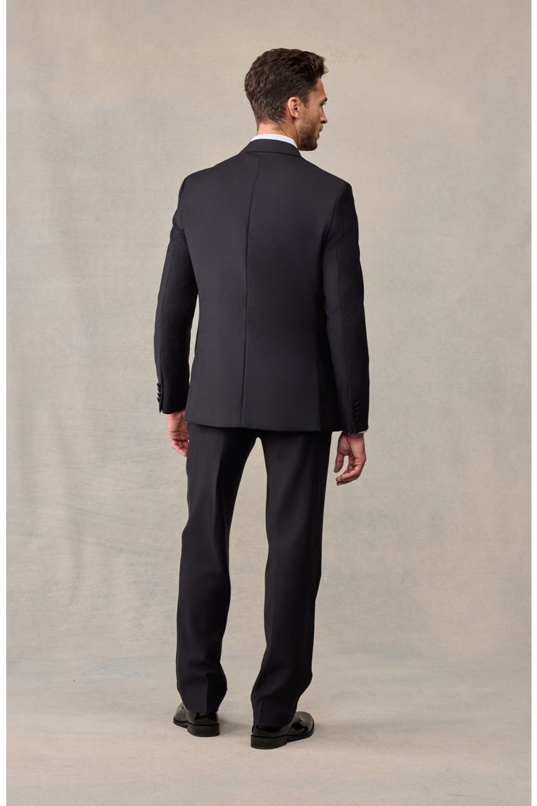 Peak Lapel Tuxedo Jacket, Alternate, color, Black