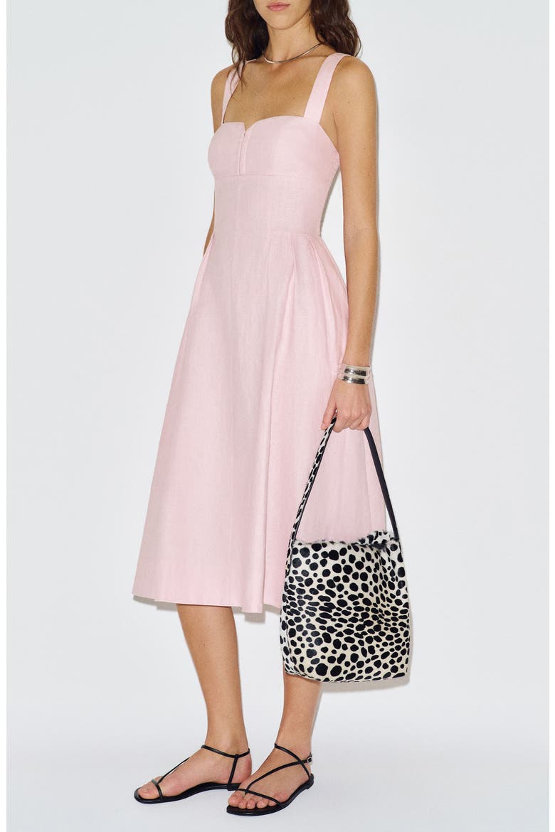 Roma Linen Sundress, Main, color, CHERRY BLOSSOM