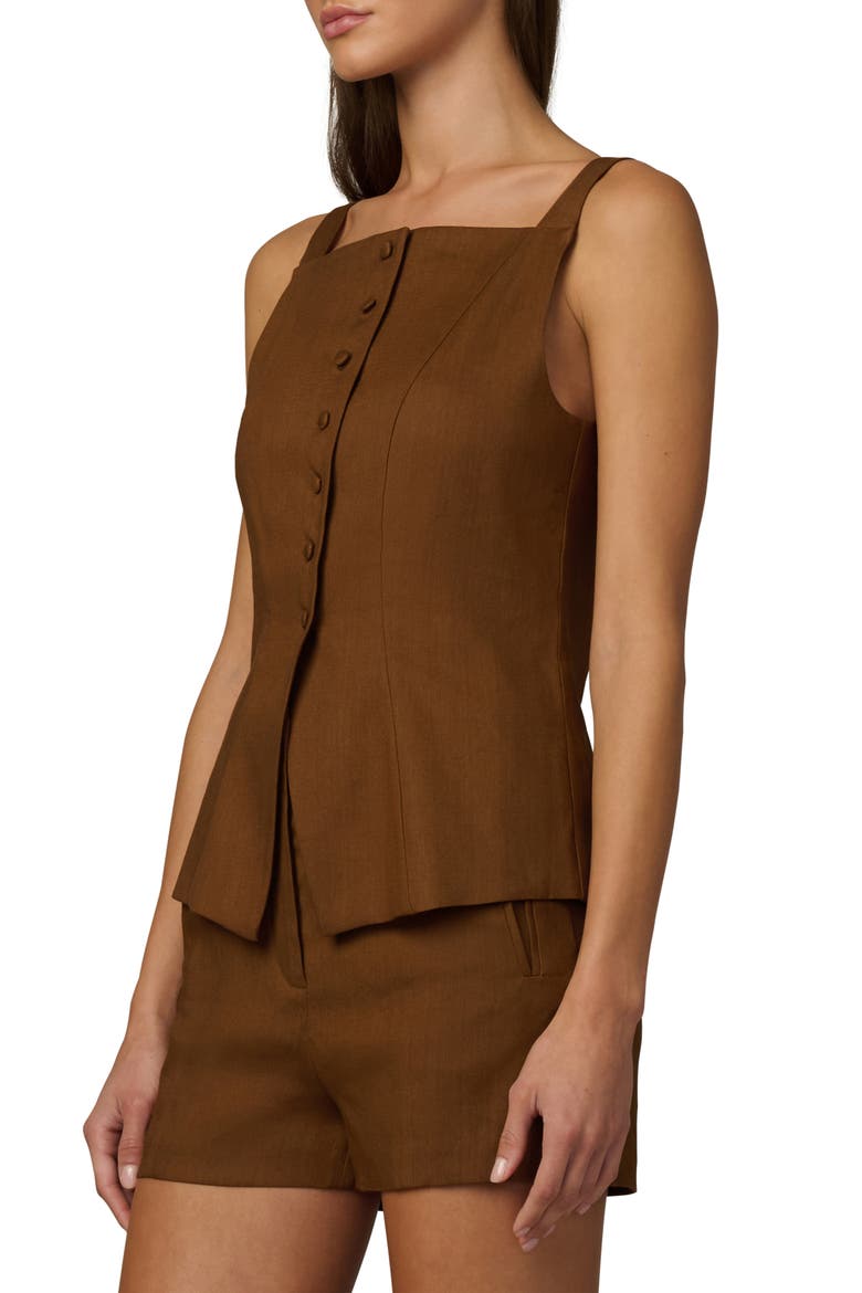 The Frankie Vest, Alternate, color, CHOCOLATE