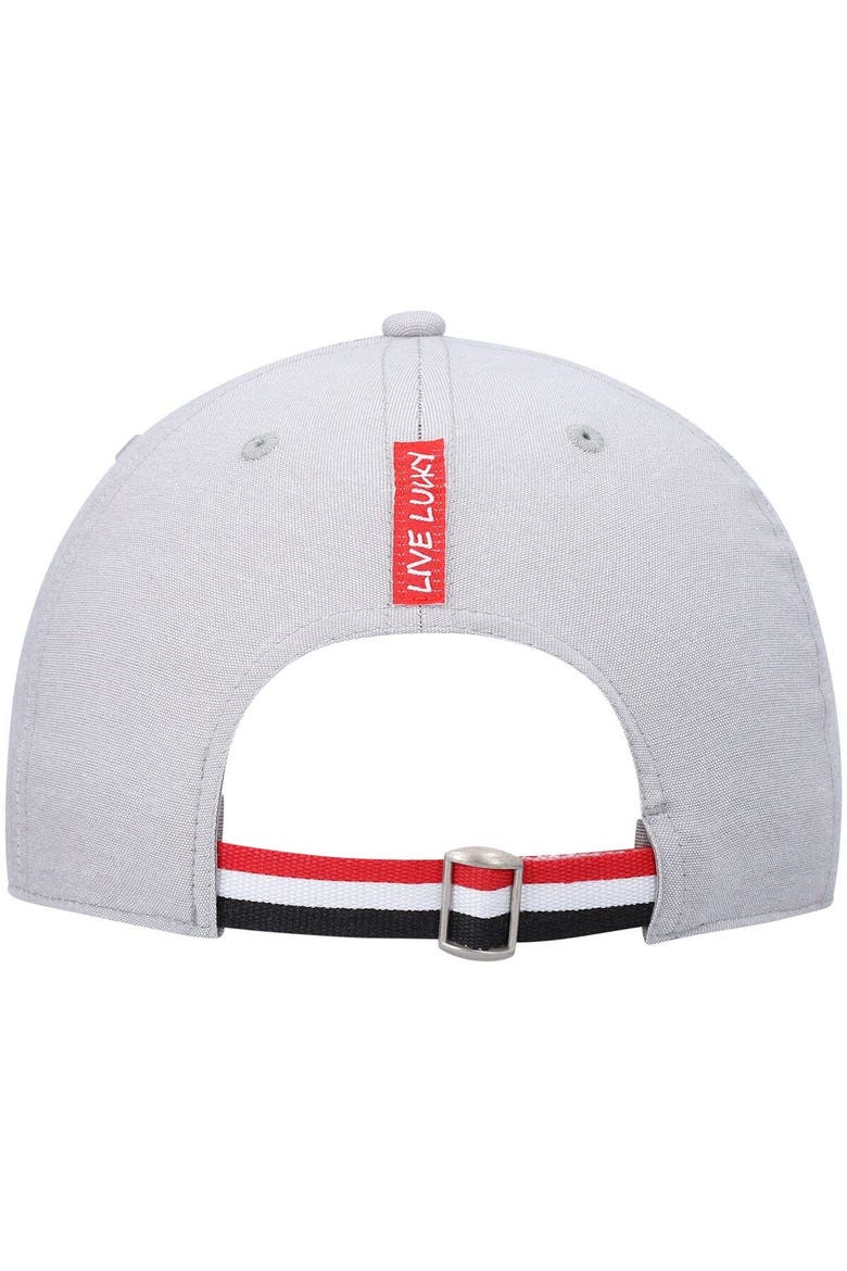 Men's Gray South Dakota Coyotes Oxford Circle Adjustable Hat, Alternate, color, Gray