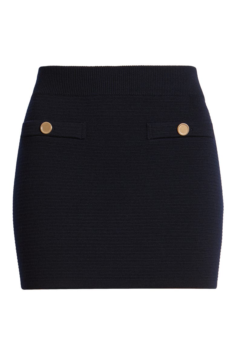 Cruise Merino Wool Miniskirt, Alternate, color, DARK NAVY