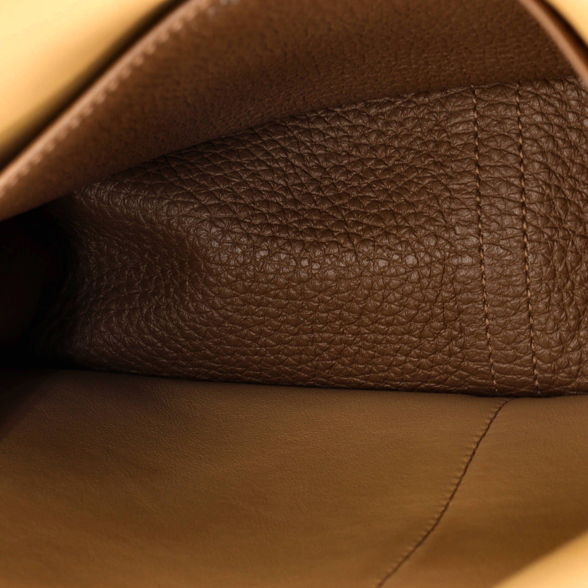 Pre-Owned Hermes Halzan Bag Verso Clemence 25, Alternate, color, Alezan