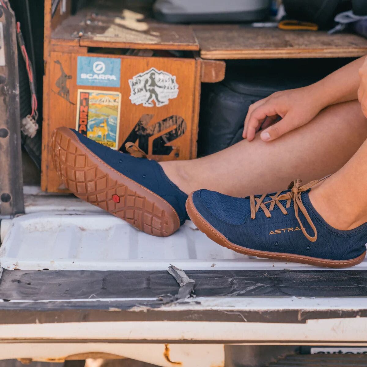 ASTRAL Loyak Shoe - Men's, Alternate, color, Navy/Brown