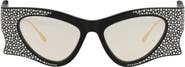 Gucci 51mm Winged Cat Eye Sunglasses
