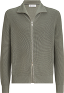 Brunello Cucinelli Half English Rib knit cardigan