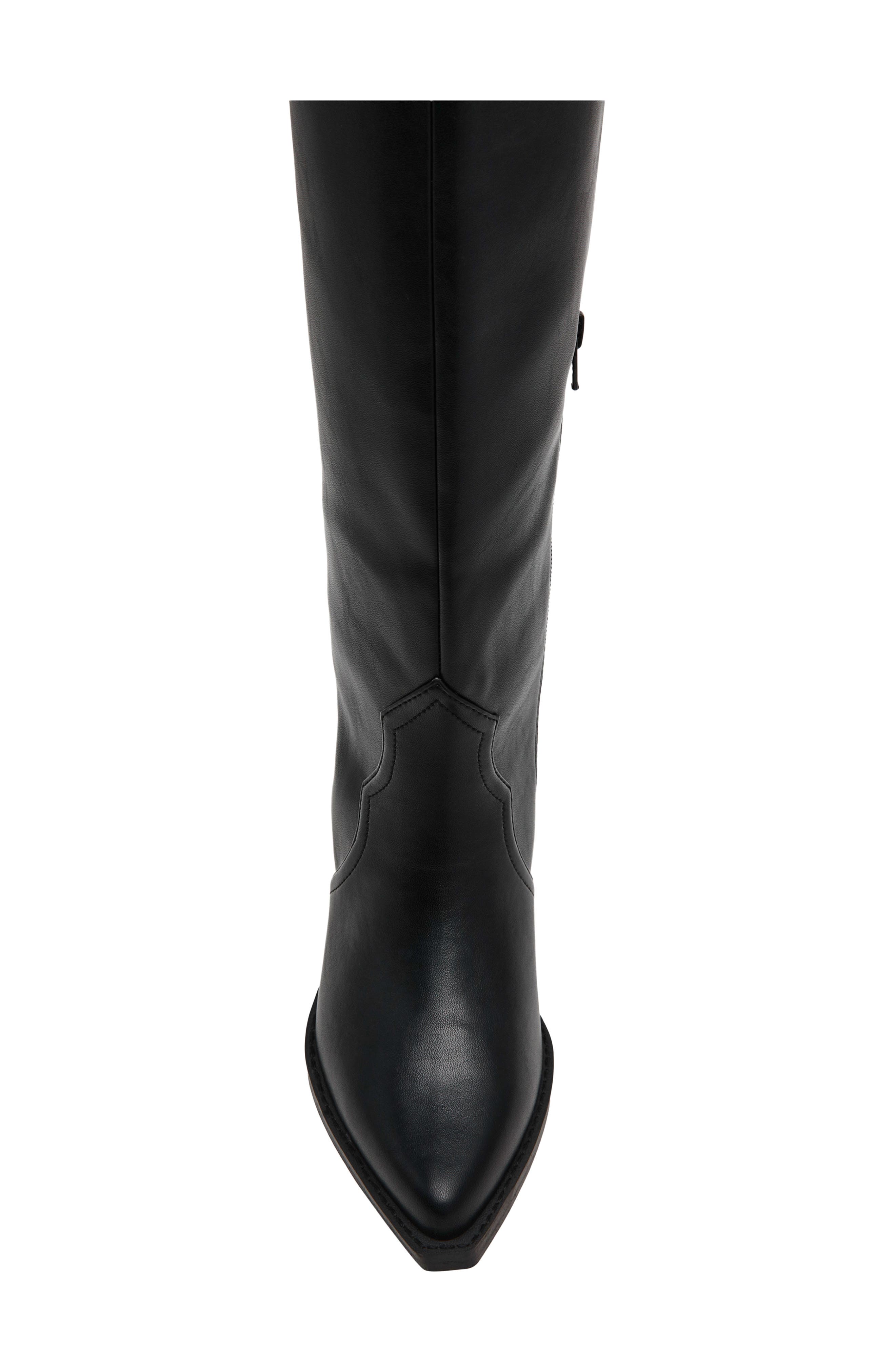 Anney Western Boot, Alternate, color, BLACK