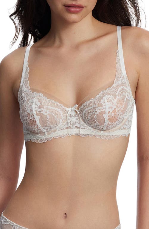 Skarlett Blue Minx Lace Balconette Bra In White