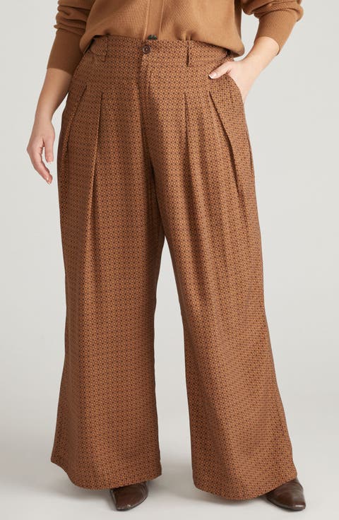 Cooling Cupro Wide Leg Pants (Regular & Plus)