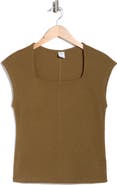 Melrose and Market Square Neck Top
