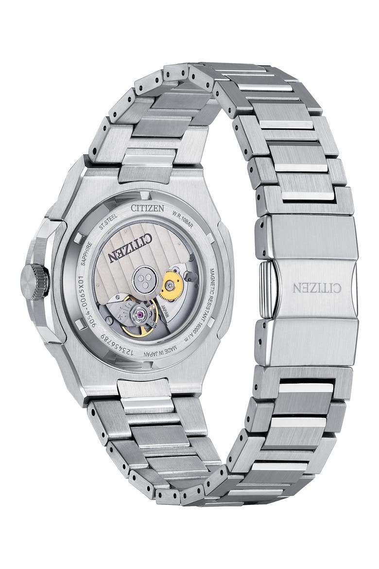Series 8 880 GMT Automatic Bracelet Watch, 41mm, Alternate, color, SILVER-TONE
