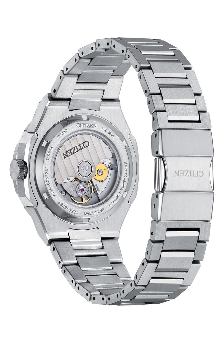 Citizen Series 8 880 GMT Automatic Bracelet Watch, 41mm, Alternate, color, Silver-Tone