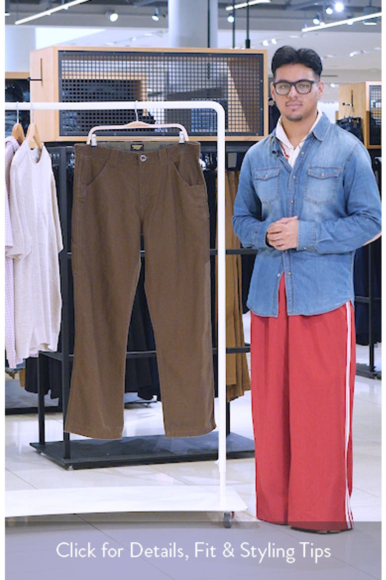 Bison Cotton Canvas Carpenter Pants video