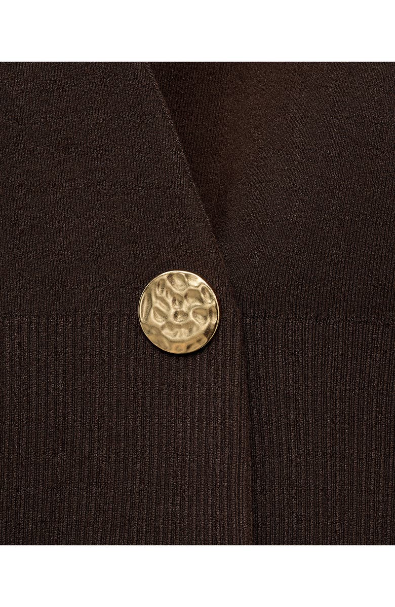 MANGO Anita Cardigan, Alternate, color, Chocolate