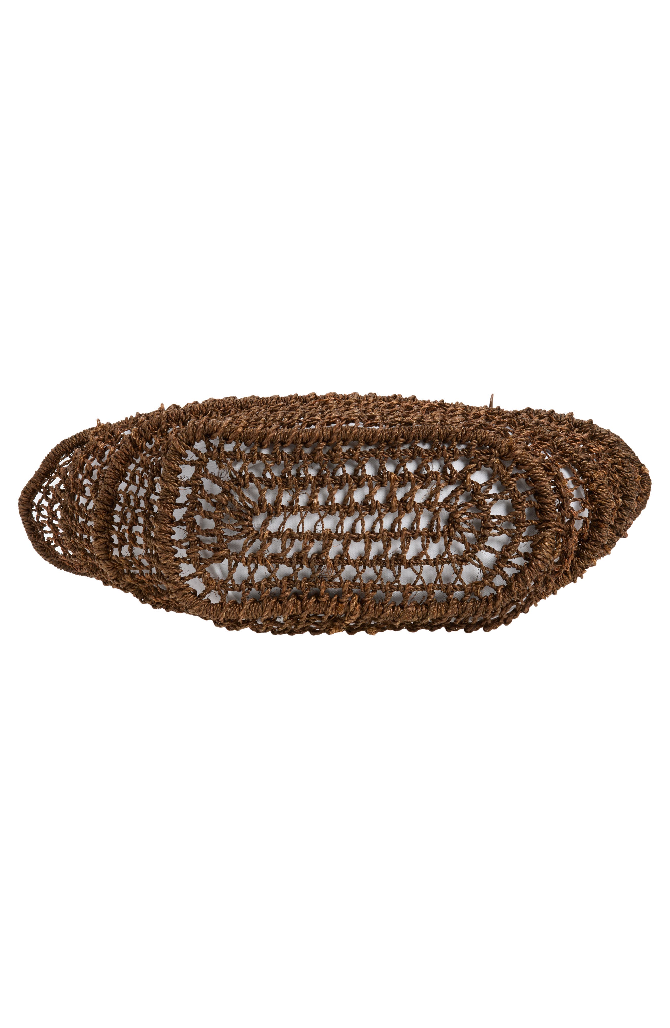 POOLSIDE The Comporta Straw Tote, Alternate, color, Cocoa