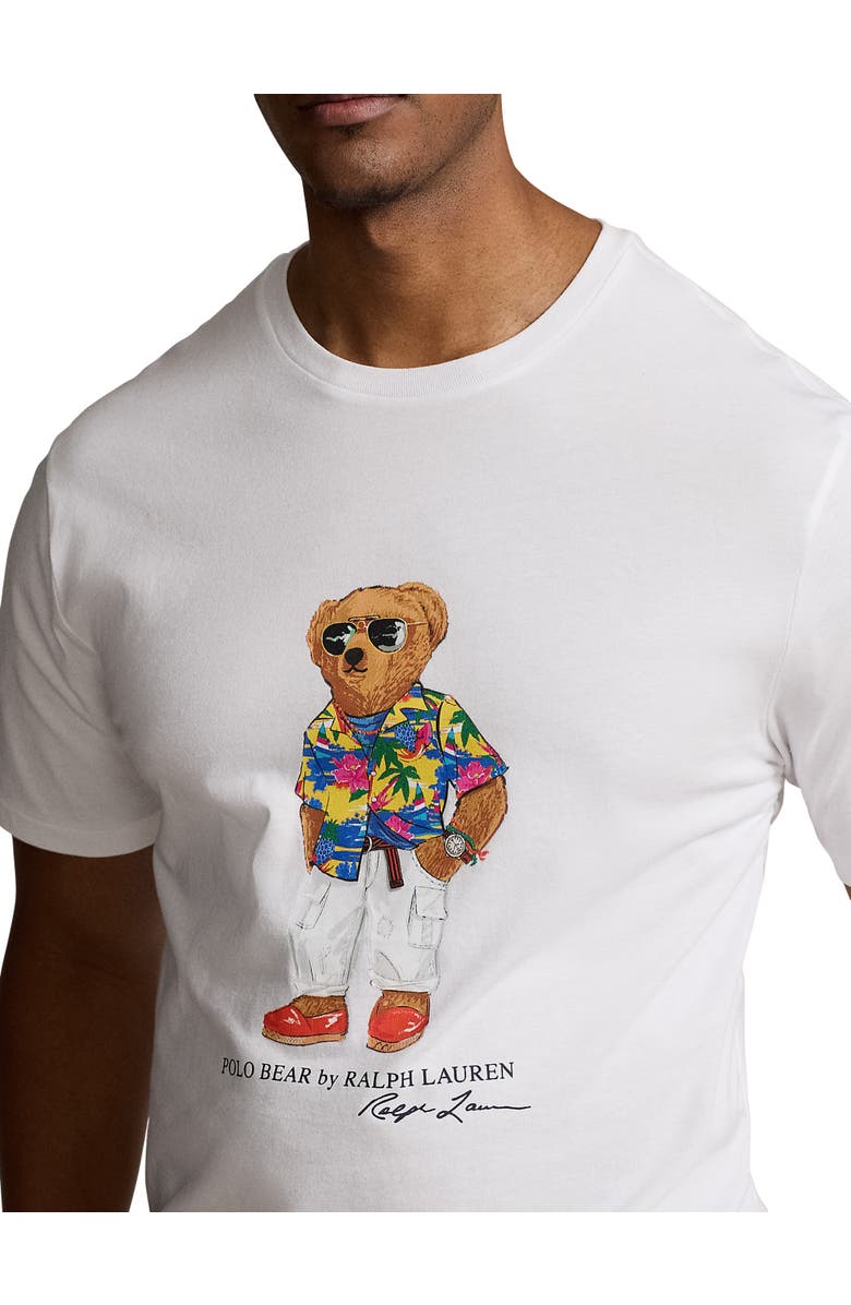 Polo Ralph Lauren Big & Tall Beach Bear Jersey T-Shirt, Alternate, color, 