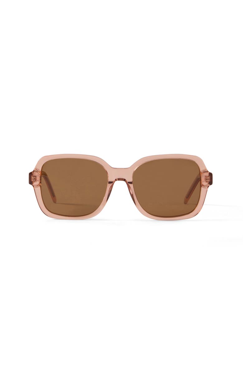 Ella Sunglasses, Main, color, Pink / Clear