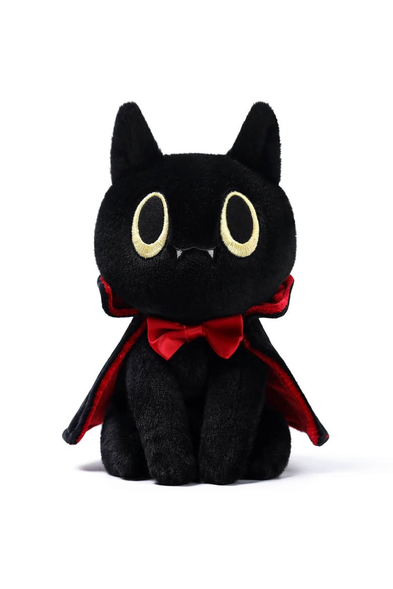 7 Inch Dracula Cat Weighted Stuffed Animal, Alternate, color, Multicolored