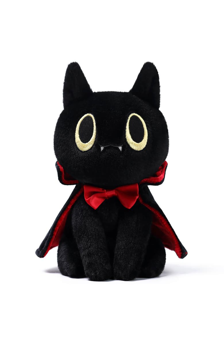 McHugs 7 Inch Dracula Cat Weighted Stuffed Animal, Alternate, color, Multicolored