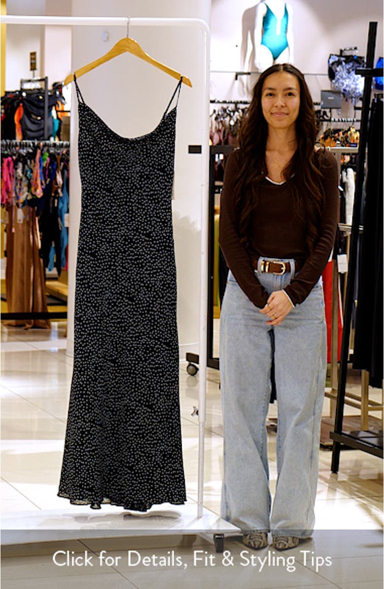 Monroe Cowl Neck Maxi Dress, sales video thumbnail