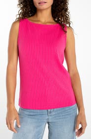 Liverpool Los Angeles Boatneck Rib Sleeveless Top