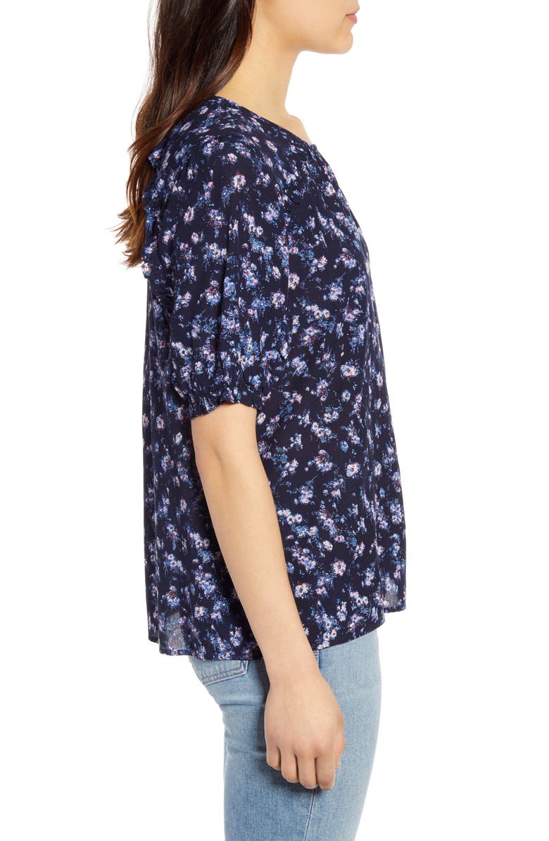 Lucky Brand Lauren Ruffle Top, Alternate, color, 