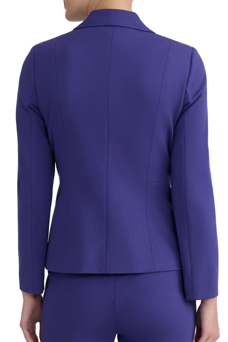 Notch Lapel Zip Pocket Blazer, Alternate, color, REGAL PLUM
