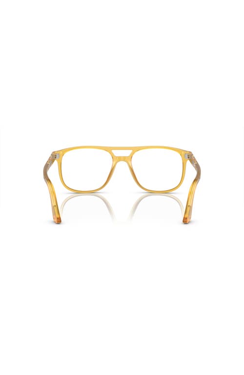 Persol 52mm Pilot Optical Glasses In Nude