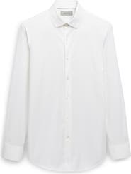 Bugatchi OoohCotton® Solid Button-Up Shirt