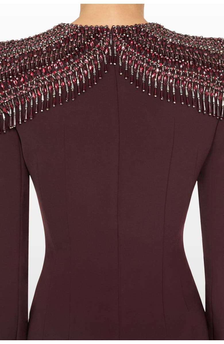 Jenny Packham Muse Dress, Alternate, color, Mahogany