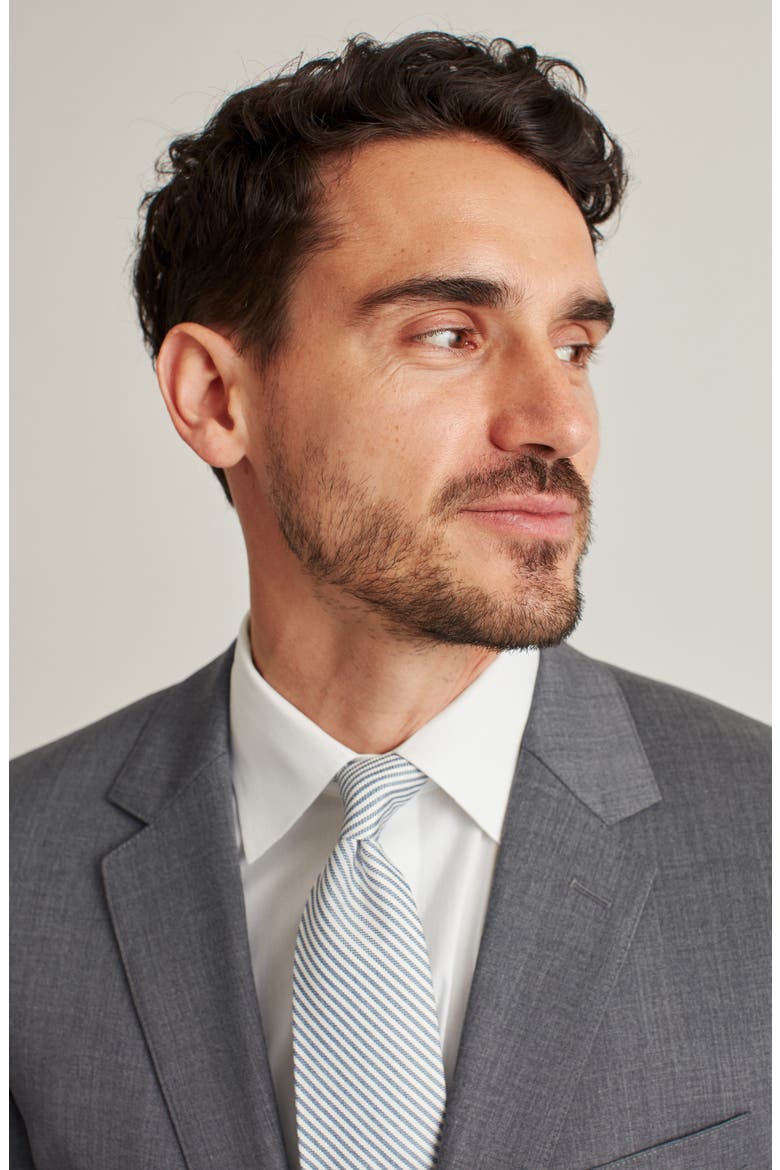 Jetsetter Slim Fit Stretch Wool Suit Jacket, Alternate, color, SLIM GREY