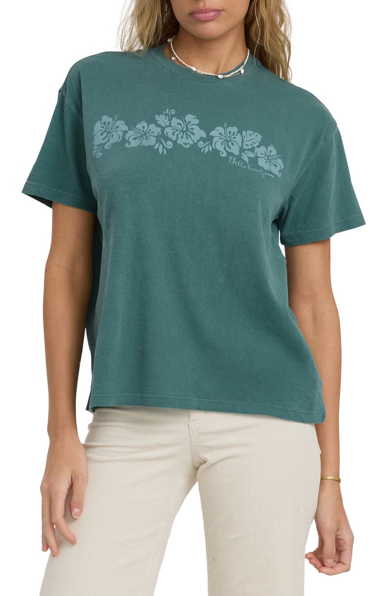 Billabong Dreams for Days Short Sleeve Graphic T-Shirt, Main, color, Aspen