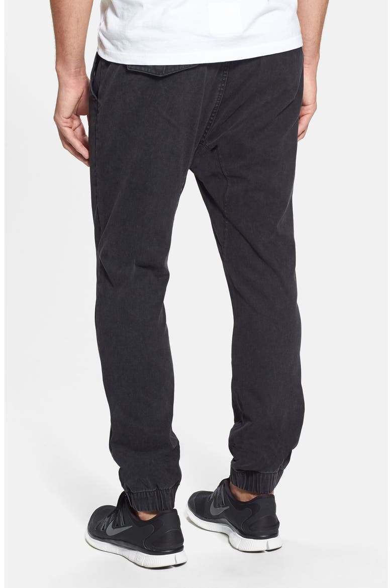 Jogger Chinos, Alternate, color, BLACK