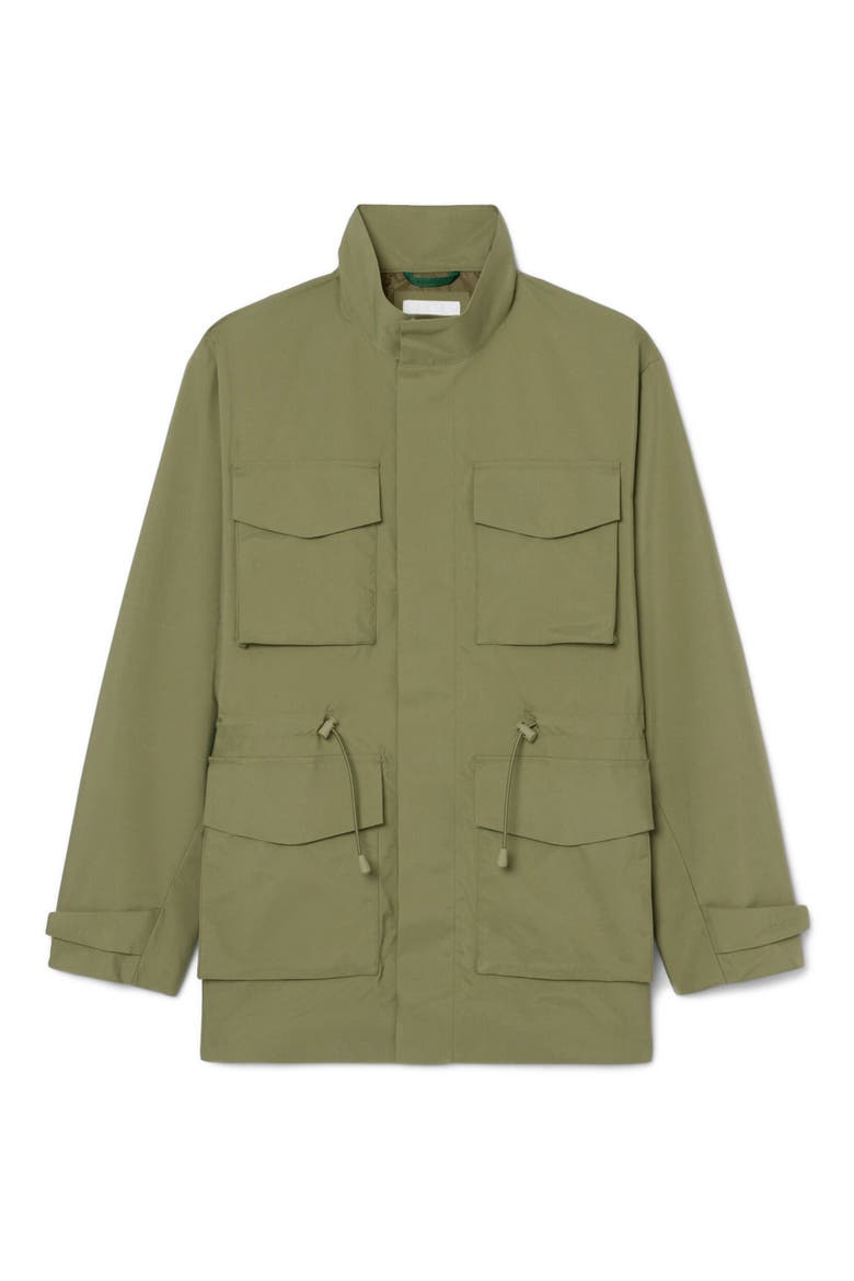 Essentials Water Repellent Field Jacket, Alternate, color, KHAKI