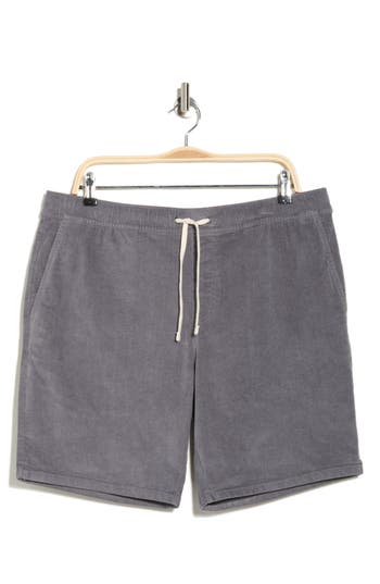 Travismathew Cuddy Cabin Drawstring Shorts In Gray