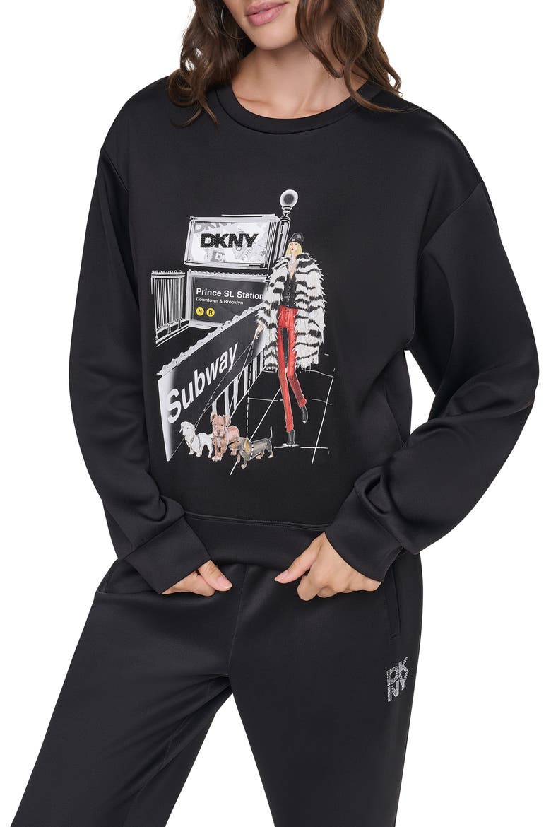 Prince Station Sweatshirt, Main, color, BLACK
