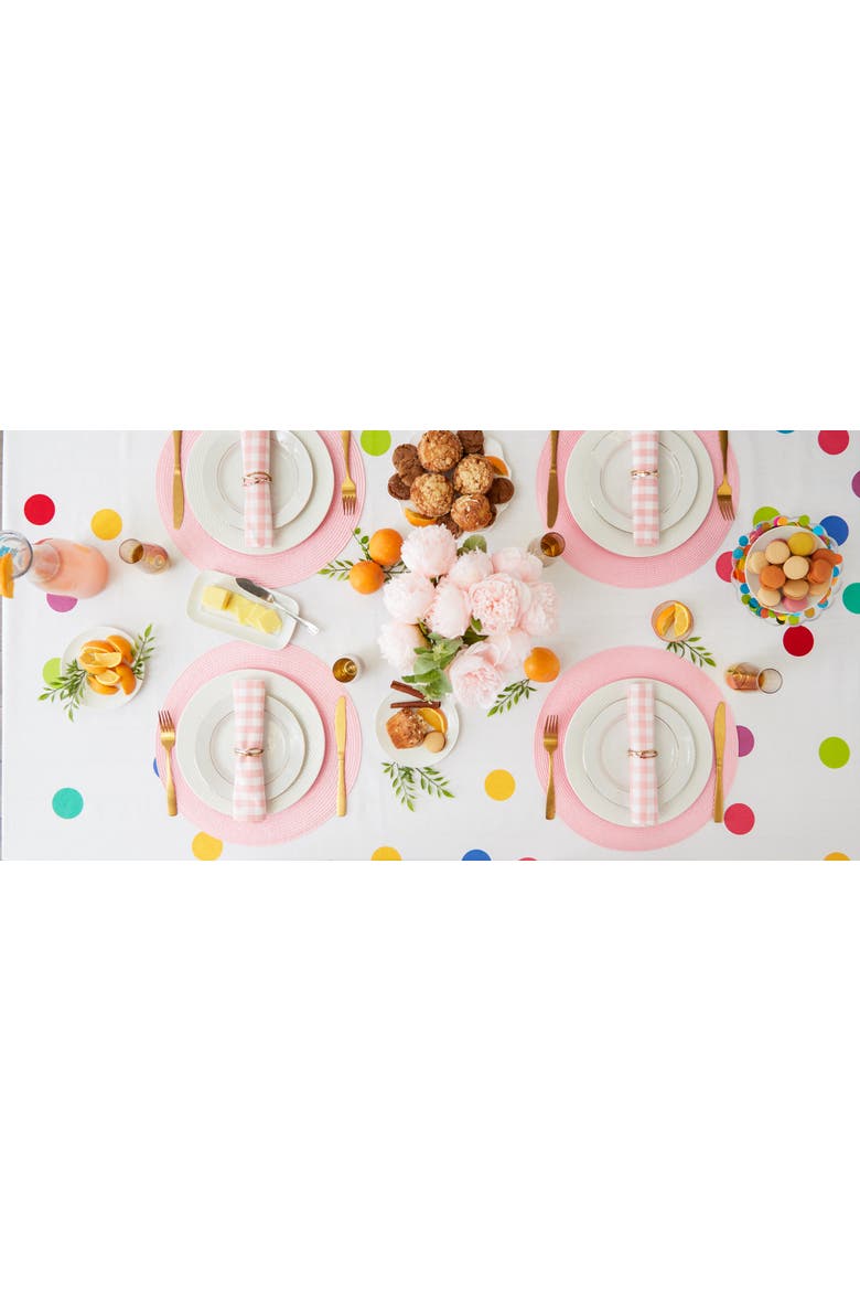 Confetti Print Tablecloth 60X84, Alternate, color, Confetti Print