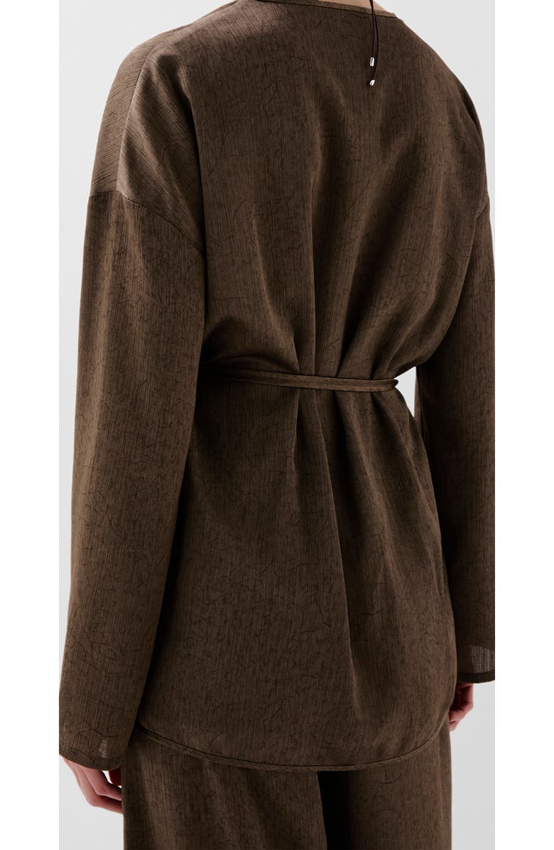 Scalpers Crinkle Kaftan, Alternate, color, Khaki