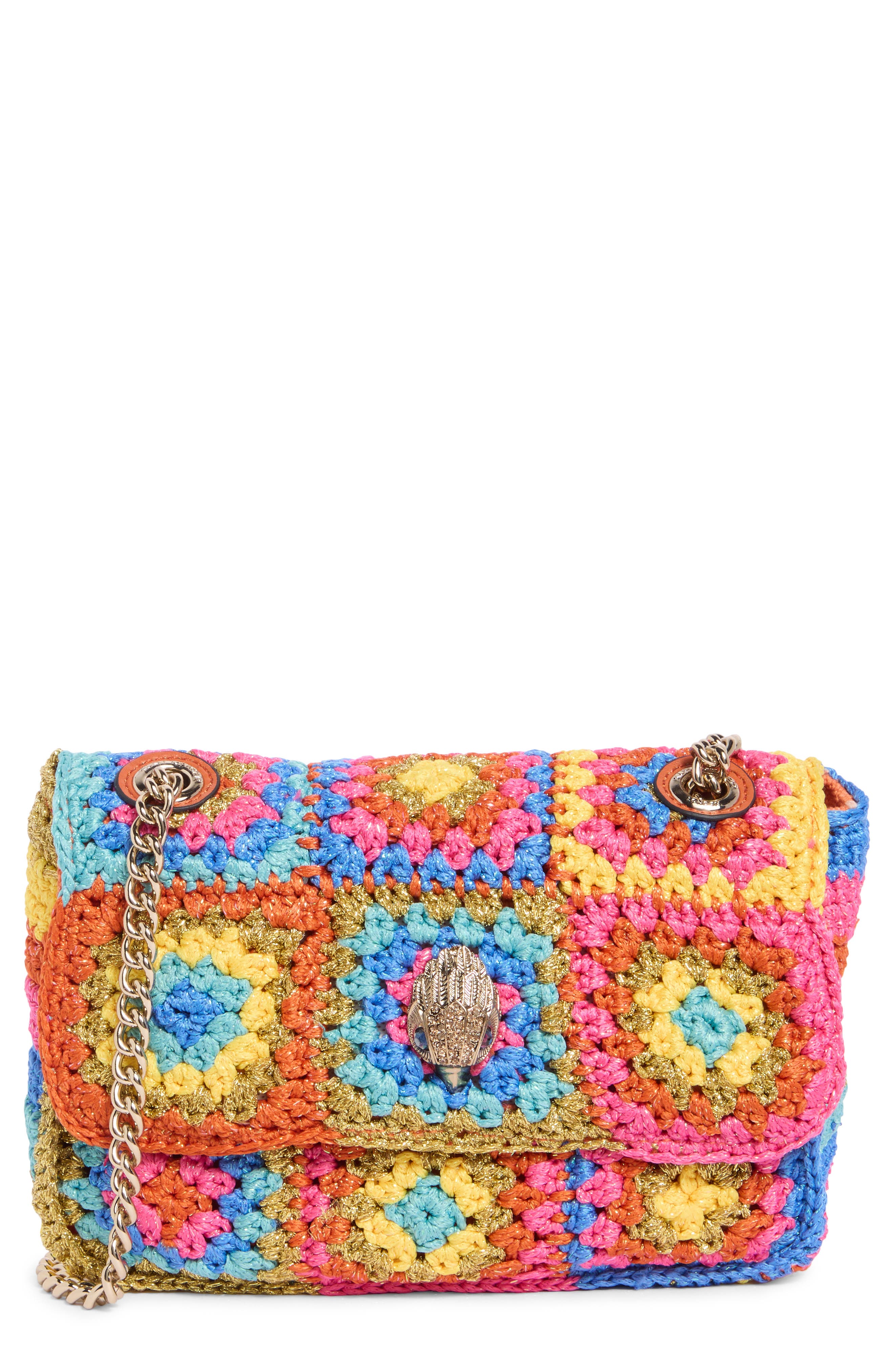 Kurt Geiger London Medium Kensington Crochet Crossbody Bag