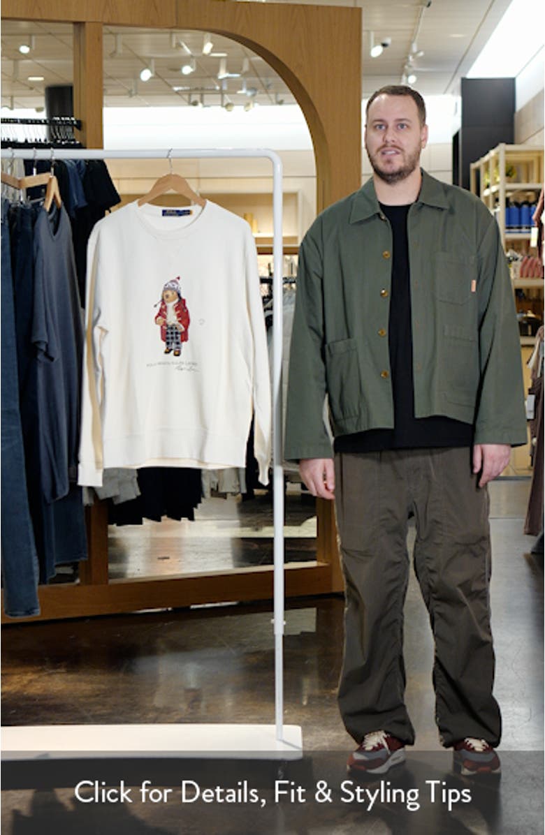 Polo Bear Fleece Sweatshirt, sales video thumbnail