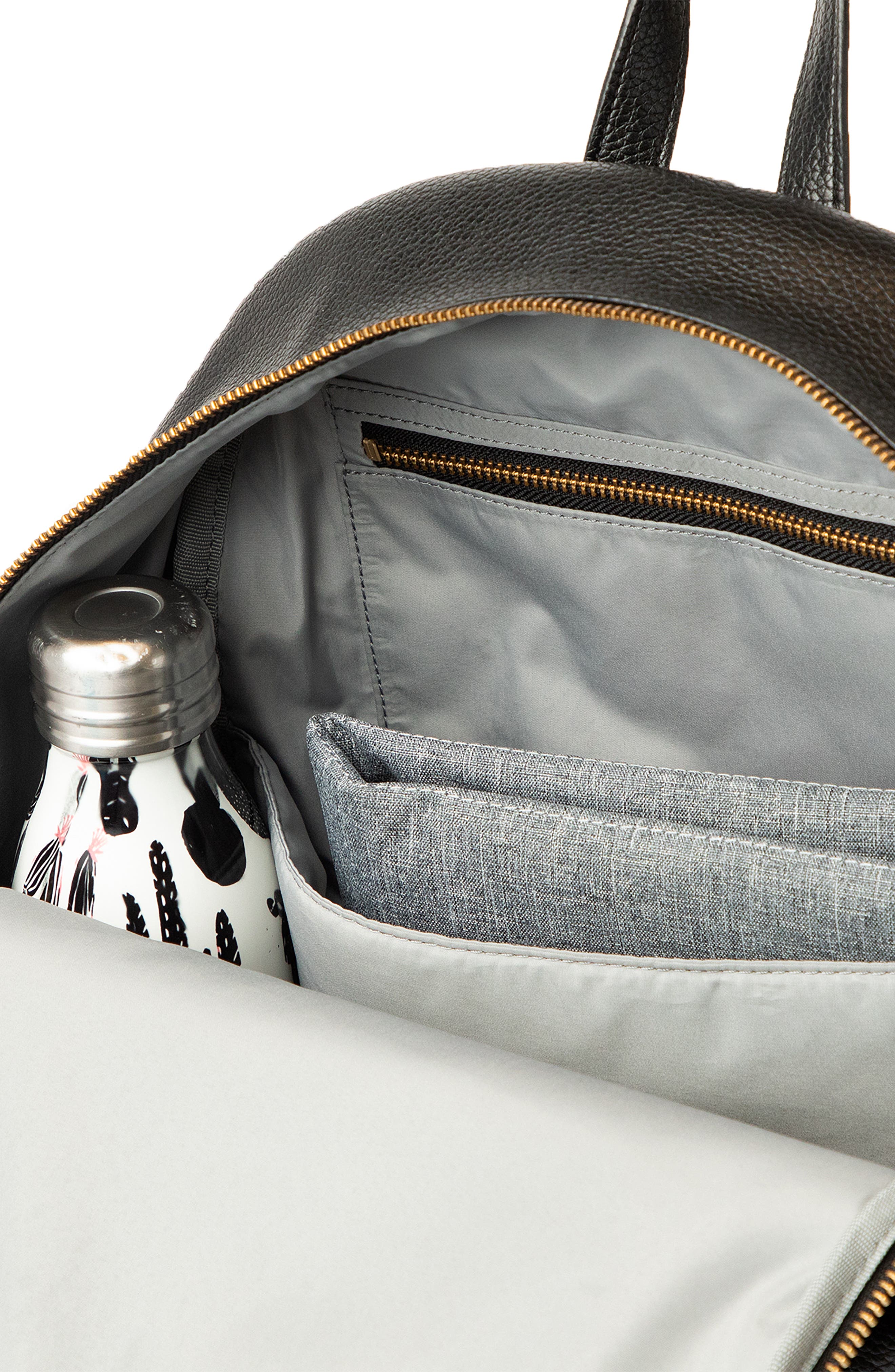 Freshly Picked Classic City Pack Faux Leather Diaper Bag, Alternate, color, 