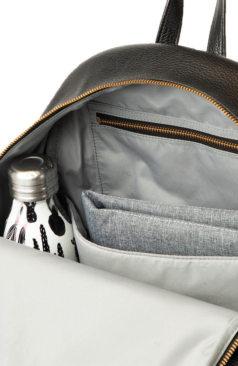 Freshly Picked Classic City Pack Faux Leather Diaper Bag, Alternate, color,