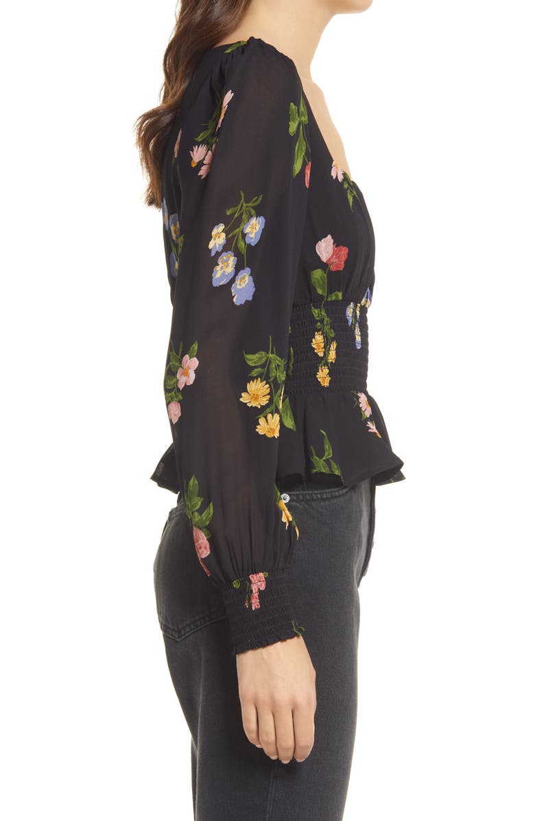 Reformation Hearth Long Sleeve Top, Alternate, color, 