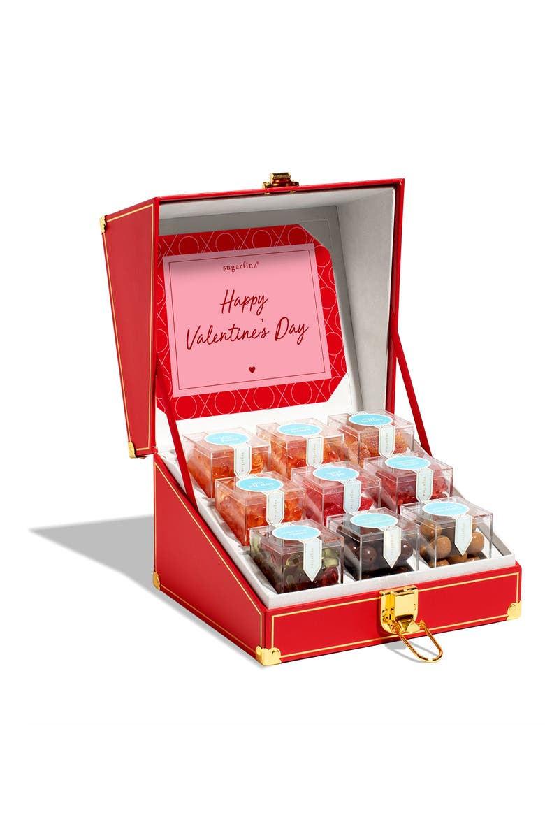 sugarfina Valentine's Day 9-Piece Mini Candy Trunk, Main, color,