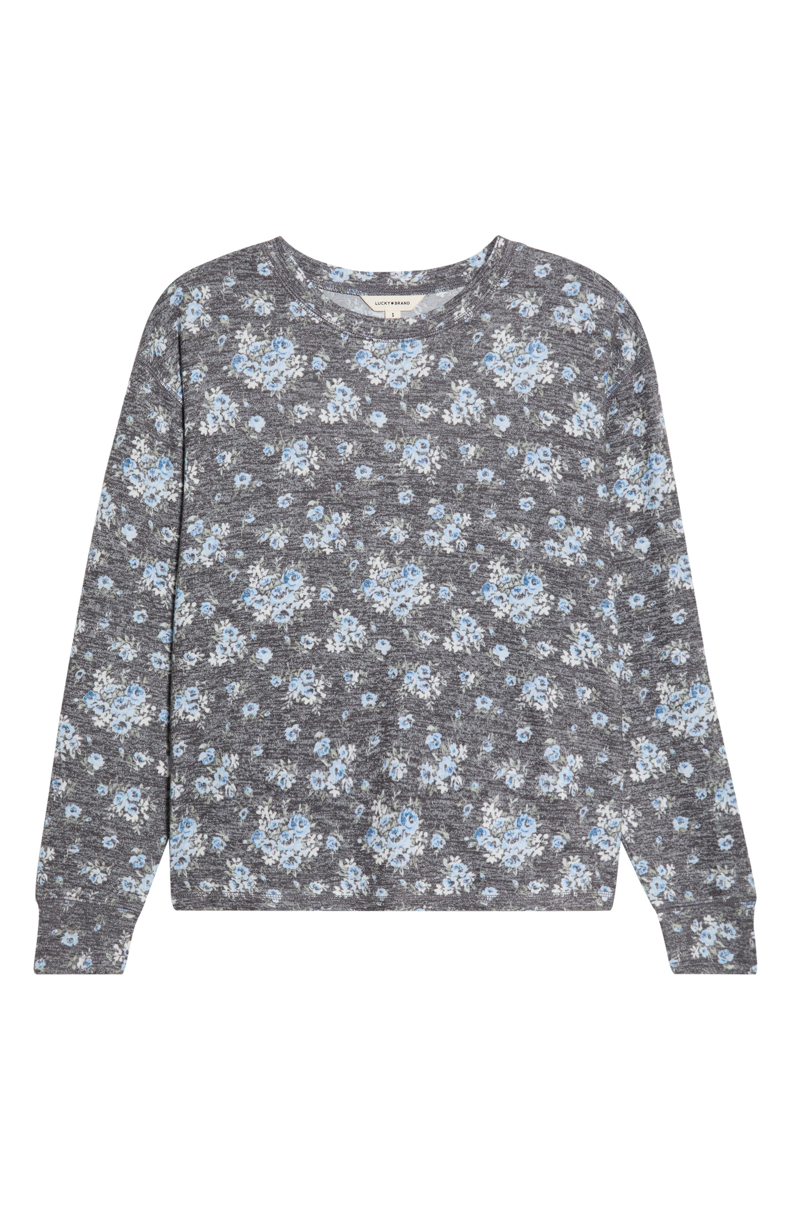 HEATHER GRAY/ BLUE COMBO
